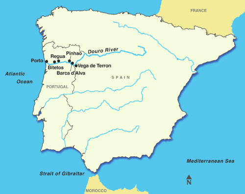 Douro River Map